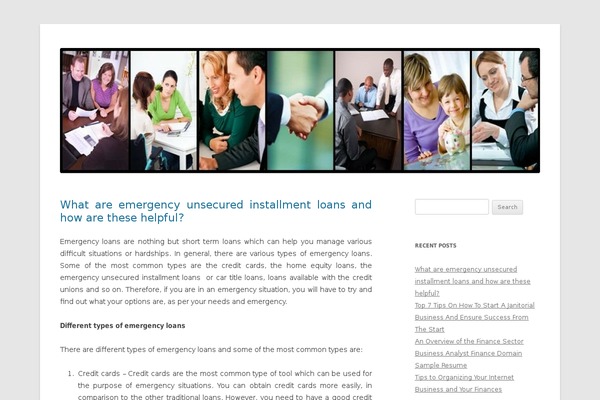 Twenty Twelve theme site design template sample