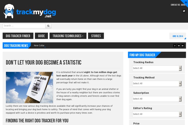 trackmydog.net site used Powermag