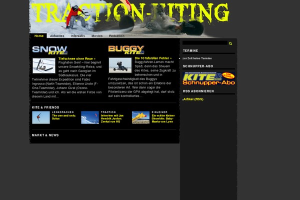 traction-kiting.de site used Tk_cms