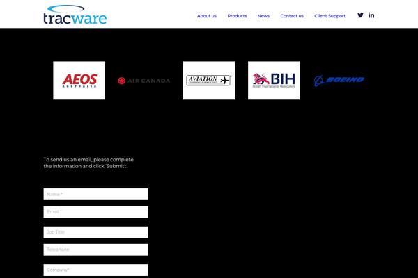 tracware.co.uk site used Tracware