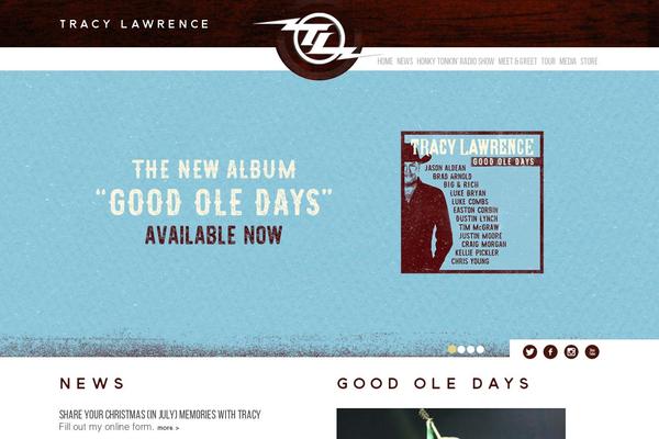 tracylawrence.com site used Tracy-lawrance