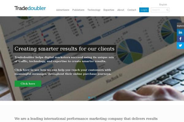 tradedoubler theme websites examples