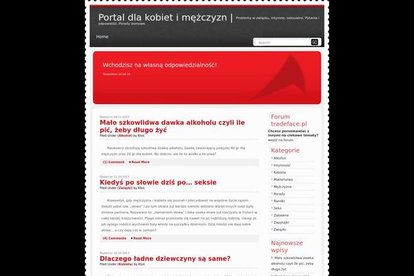 tradeface.pl site used Redstamp