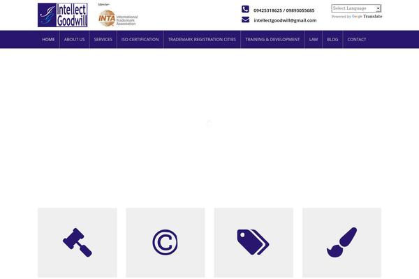 WordPress website example screenshot