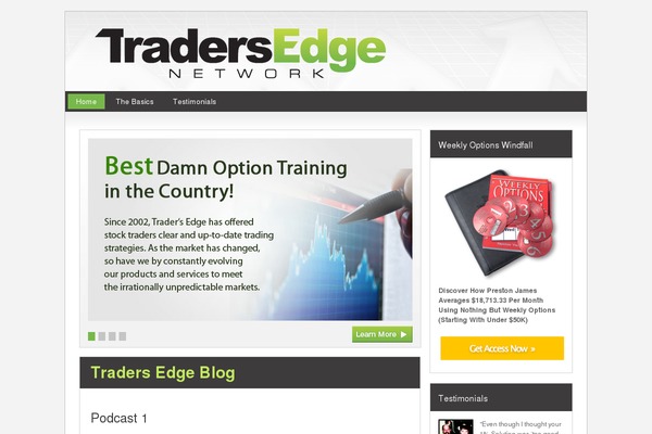 tradersedgenetwork.com site used Tradersedge