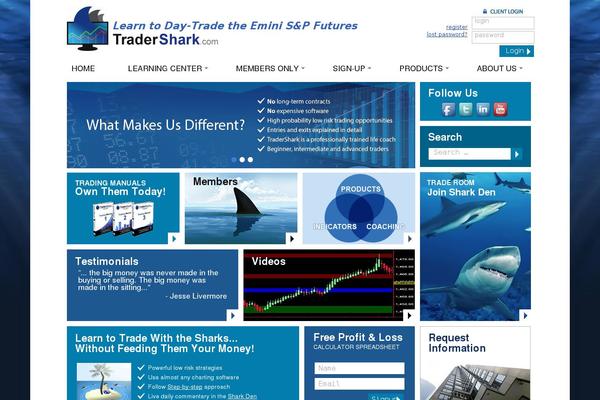 tradershark.com site used Tradershark