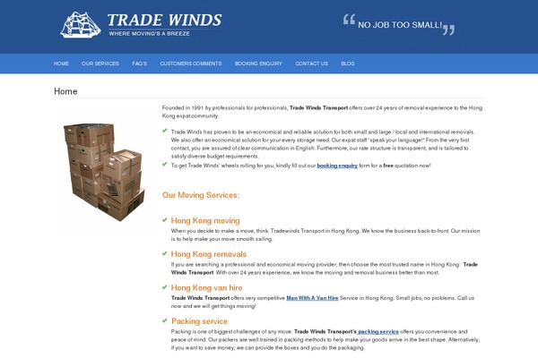 tradewindstransport.com site used Tradewinds