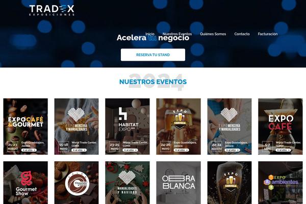 tradex.mx site used Minimalstudio