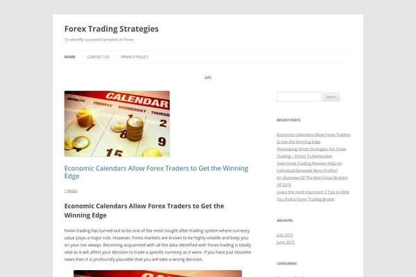 Twenty Twelve theme site design template sample