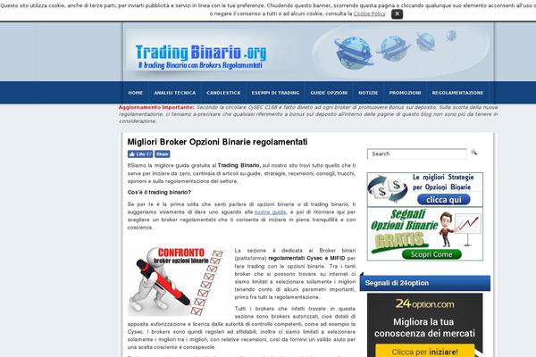 tradingbinario.org site used Blueweb