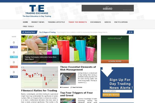 tradingexchange.com site used Legatus Theme