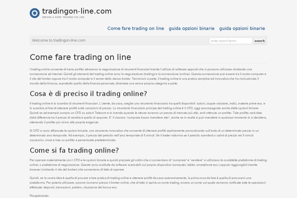 tradingon-line.com site used Wp-responsive109