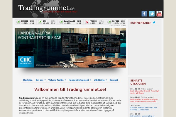 tradingrummet.se site used Tradingrummet