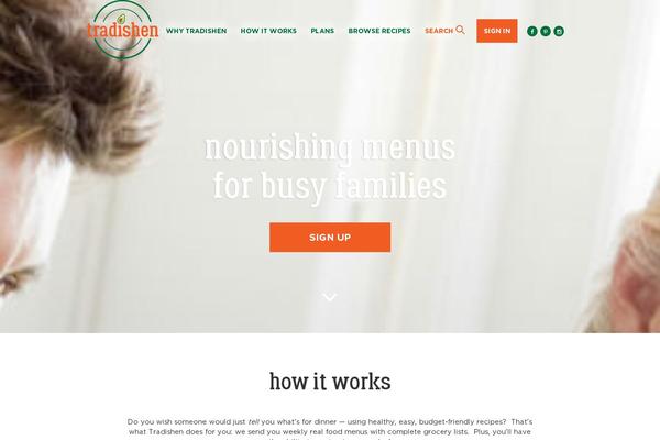 tradishen.com site used Tradishen