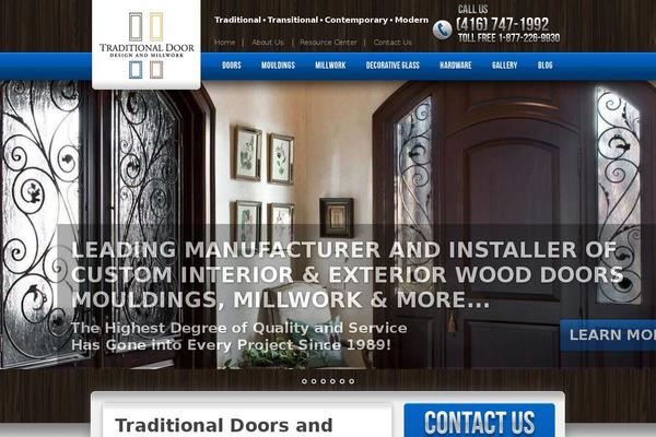 traditionaldoor.com site used Traditionaldoor