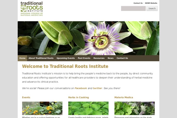 traditionalroots.org site used Nunm
