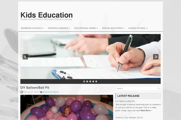 Smarteducation theme site design template sample