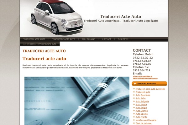 traduceriacteauto.ro site used Compact_road_car_tee110
