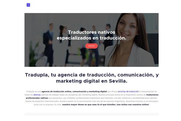 Translang theme site design template sample