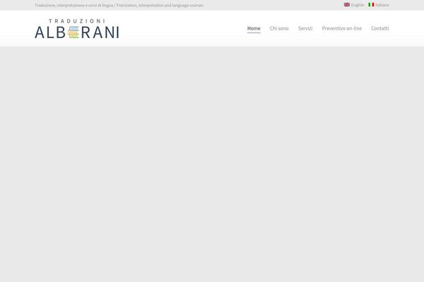 traduzionialberani.com site used Traduzionialberani