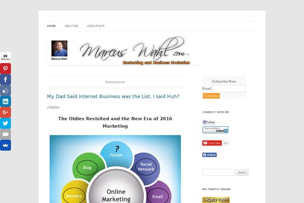 WordPress website example screenshot