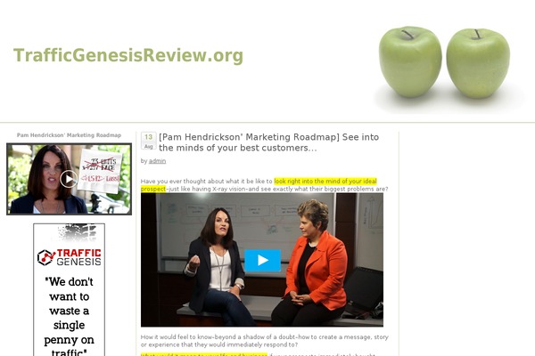 Green Apples theme site design template sample