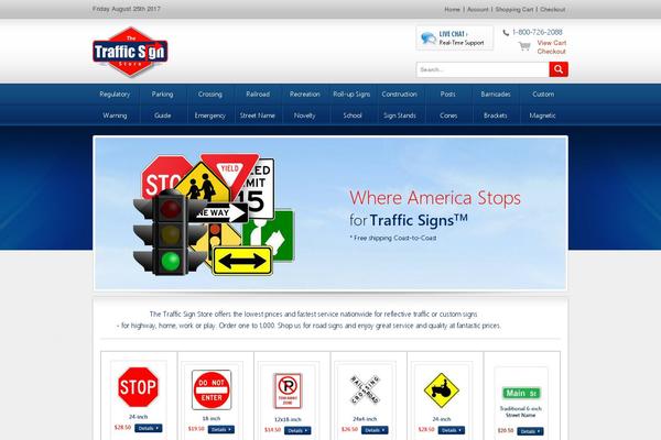 trafficsignstore.com site used Tw_child