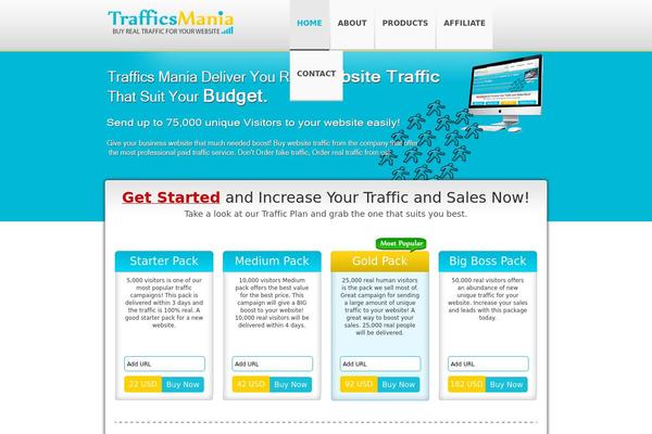 trafficsmania.com site used Trafficsmania