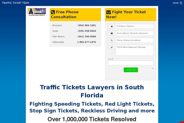 trafficticketteam.com site used Traffic-ticket-team