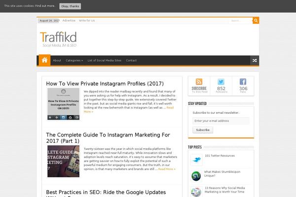 Sahifa theme site design template sample