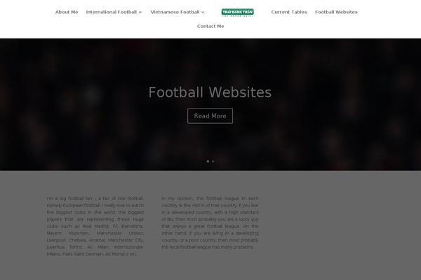 WordPress website example screenshot
