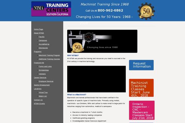trainingcenters.org site used Theme18662