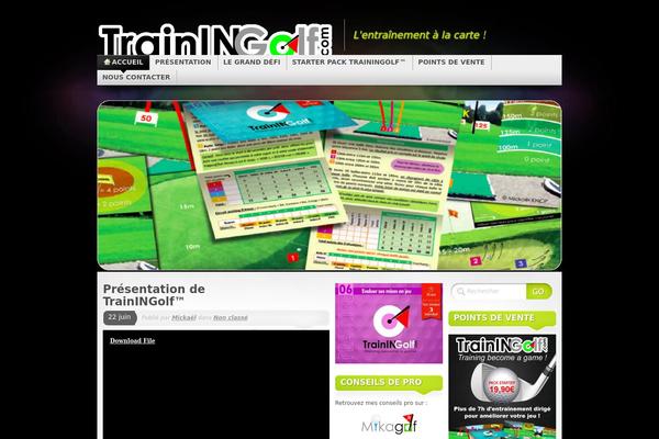 trainingolf.com site used Mystique