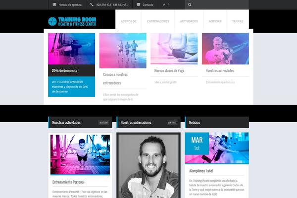 Fit Wp theme site design template sample