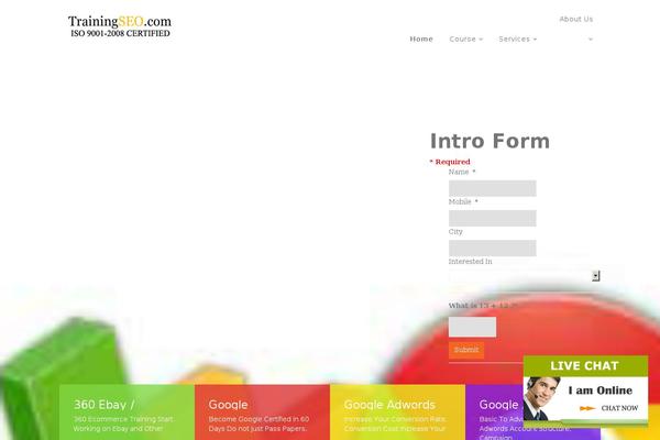 Varsita theme site design template sample