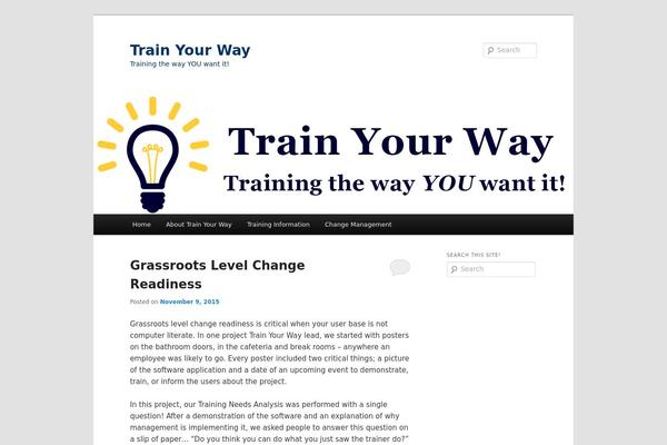 Twenty Eleven theme site design template sample
