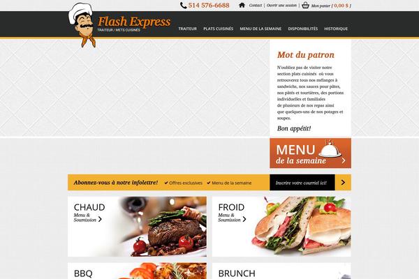 Flash theme site design template sample