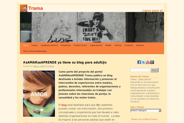 trama.org.ar site used Trama
