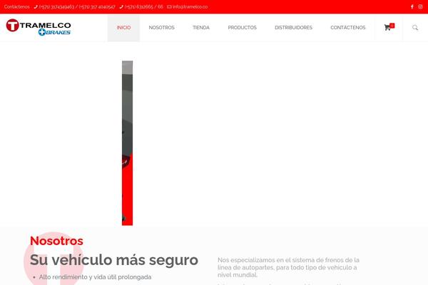 Site using TablePress plugin
