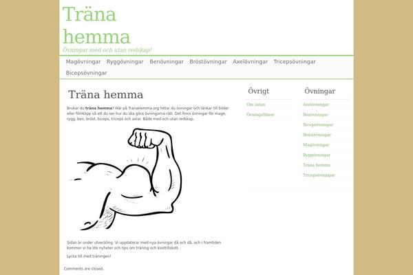 tranahemma.org site used Clear Line