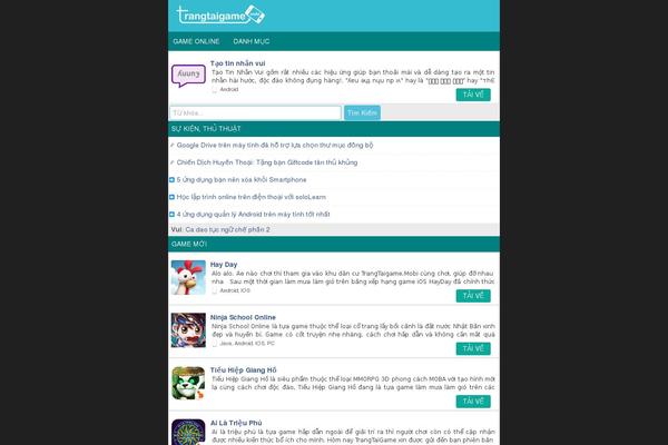 Mobile theme site design template sample