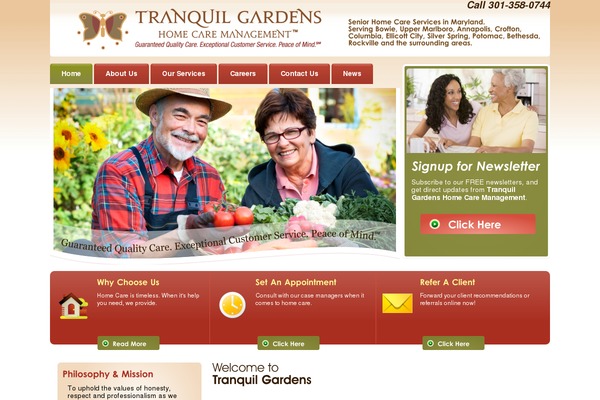 tranquil-gardens.com site used Tranquil