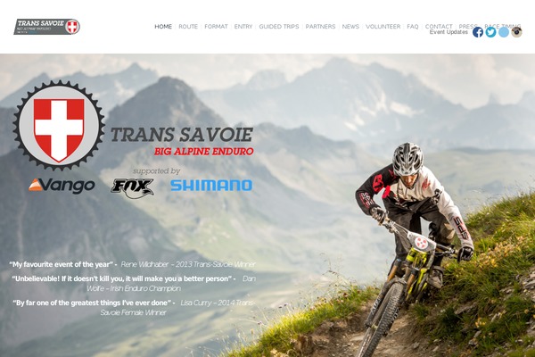 trans-savoie.com site used Trailaddictionv3