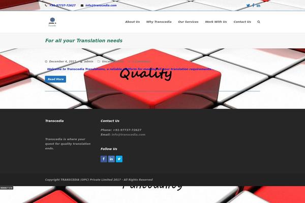 Total theme site design template sample