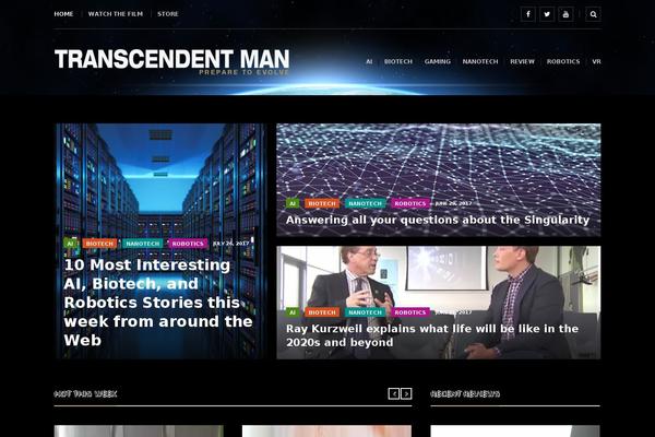 transcendentman.com site used Transcendent-man