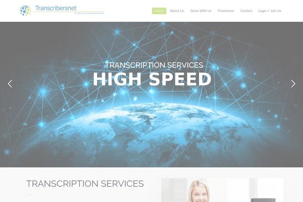 transcribersnet.com site used Transcribersnet
