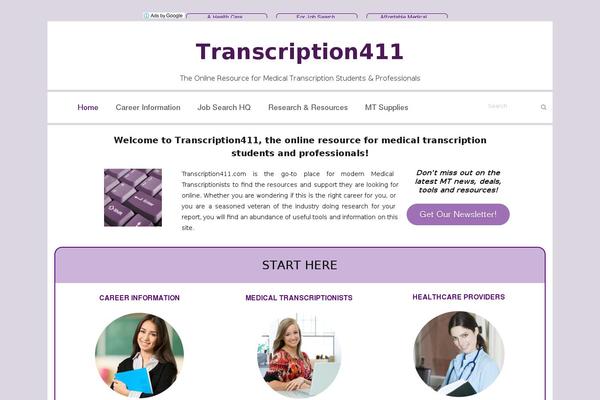 transcription411.com site used Trans411