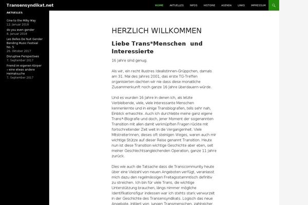 Twenty Fourteen theme site design template sample