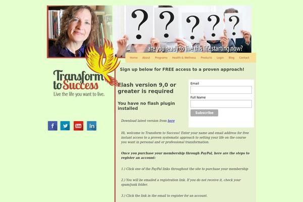 transformtosuccess.com site used Transform