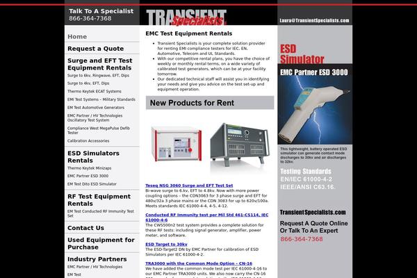 transientspecialists.com site used Transientspecialist